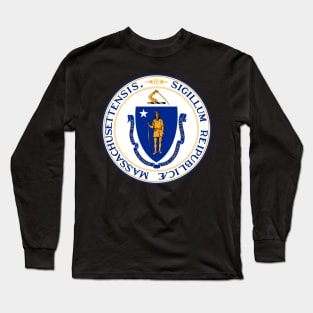 Massachusetts Coat of Arms Long Sleeve T-Shirt